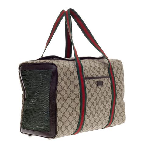 gucci cat backpack|gucci pet carrier for sale.